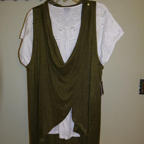 Olivia Sky Multiwear Drape/Vest - Picture 4 of 8